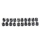 20PCS 3mm Black Plastic LED Holder Case Clip Display Panel 3C