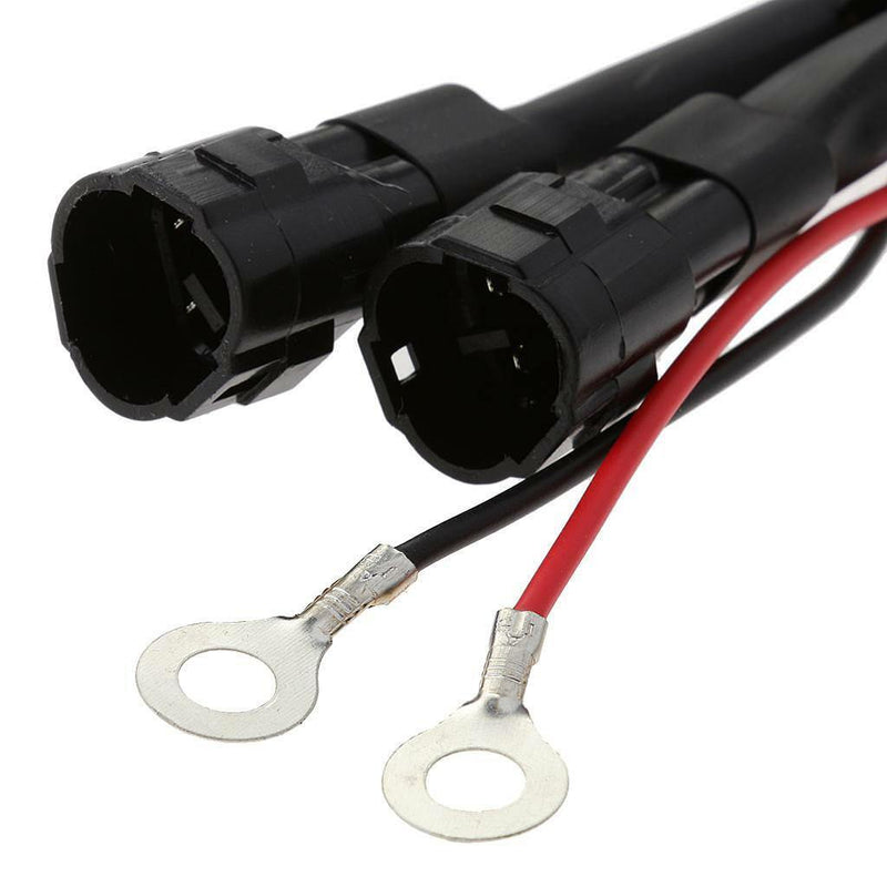 2x Double Color White & Amber 6LED Daytime Running Light Turn Signals Lights