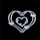 2pcs/set Love Heart Metal Cutting Dies Stencils for DIY Cards Scrapbooking`LJ