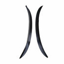 2X Carbon Fiber Car Fender Flare Wheel Eyebrow Protector Wheel Arch Trim Strip U