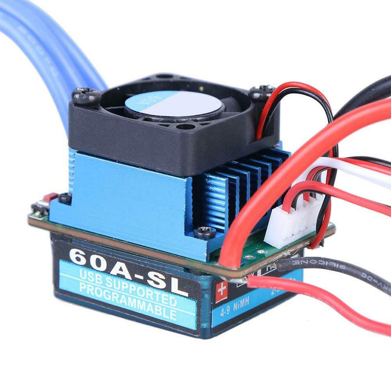 60A Low Resistance Brushless Electric Speed Controller for (ESC) 1:10 Car