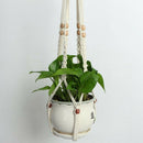 Macrame Plant Hanger Indoor Outdoor Hanging Planter Basket Cotton Rope With