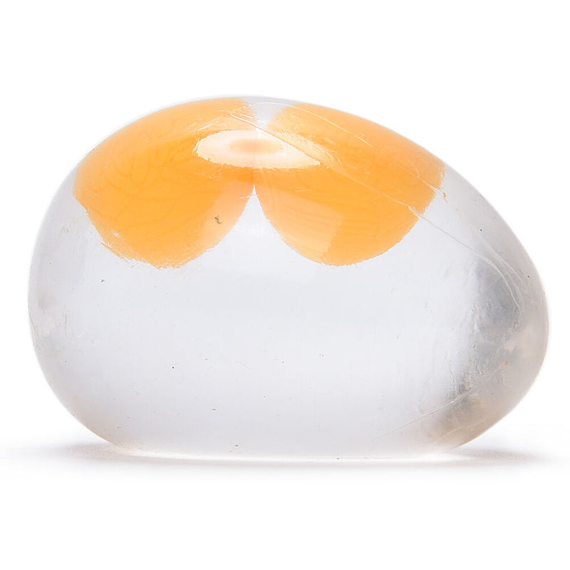 Double Yellow Egg Vent Ball Squeezing Stress Relief Water Venting Kids Toy_S Kw