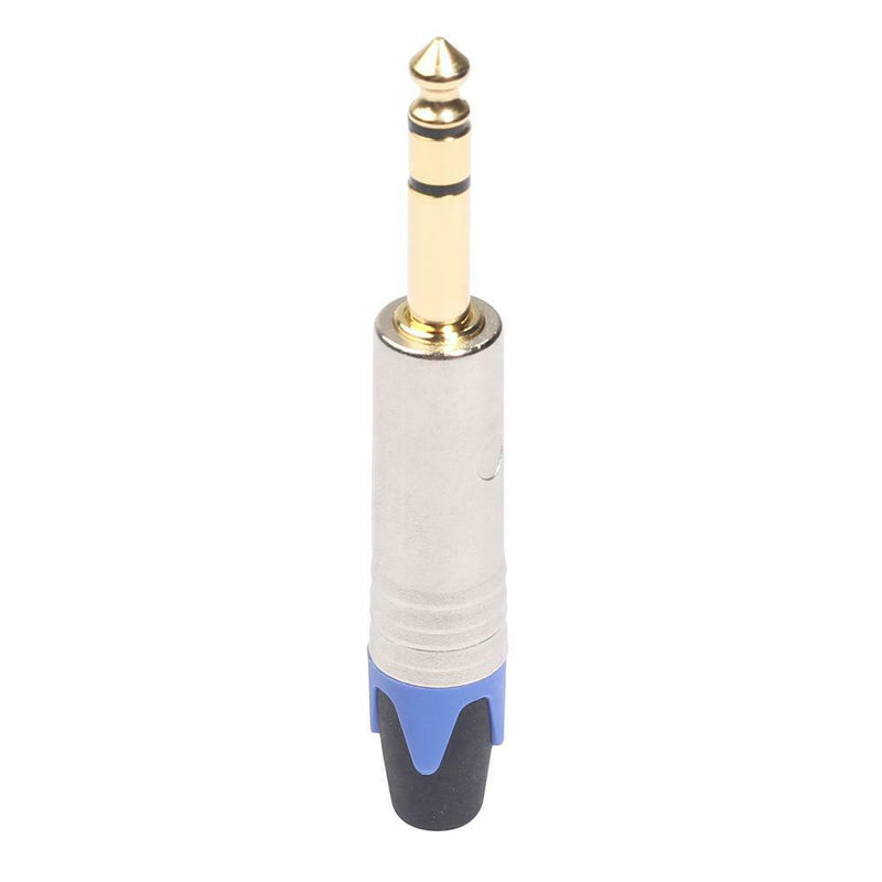 6.35mm Stereo Metal 1/4 inch Connector 6.5mm Male Audio Plug Solder Adapter A
