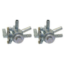 2pcs 3-Way Gas Fuel Petcock Tap Valve Switch Universal For Motorcycle Dirt Bike