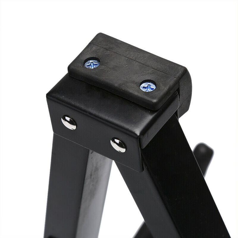 Metal Folding Guitar Stand Electric Music Acoustic Free Standing A Frame Stan Gw