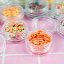 Kids/Adults Funny Relaxed 12pcs/set Fruit Crystal Mud Slime Floam Clay Toys