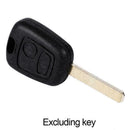 Car Smart Key Fob Case Blank For PEUGEOT Remote Control 307 106 L1S7 207 20 P6Y4