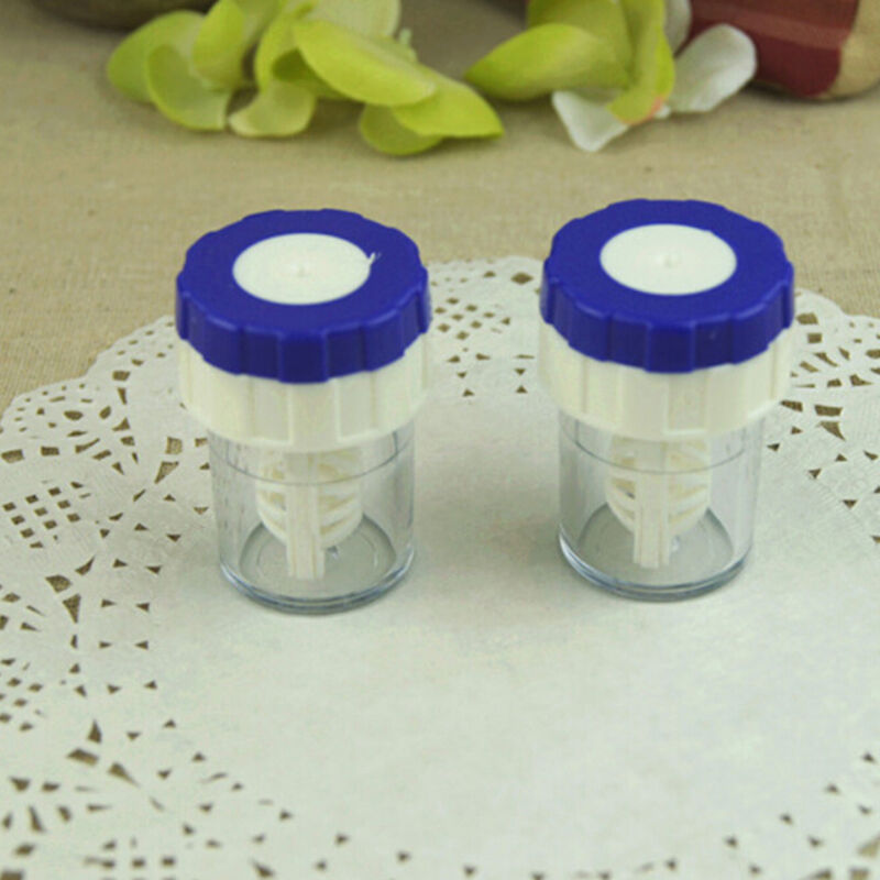 UK Brilliant Manually Contact Lens Cleaner Washer Cleaning Lenses Case Gw