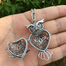 Locket Pendant Necklace Perfume Fragrance Essential Oil Aromatherapy Diffuser H