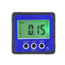 Magnetic Digital Protractor Inclinometer Level Box Angle Finder Box Gauge (Blue)