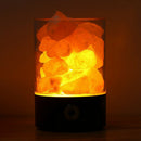 USB Real Himalayas Salt Crystal Rock Lamp Good for Health Small Mineral Neg