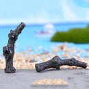 2x Dry Tree Branch Mini Garden Mini DIY Terrarium Accessories Landscape Deco 3C