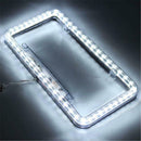 Universal 12V White 54 LED Car Front And Rear License Plate Frame Cover SAA NGE