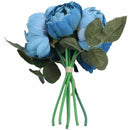 1 Bouquet 6 Heads Artificial Peony Flower Bridal Home Wedding Garden Decor,