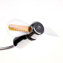 USB Mini Flexible Time Clock Fan with LED Light - Cool Gadget Adjustable