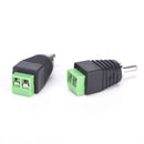 4 pcs Speaker Wire cable to Audio Male RCA Connector Adapter Jack Plug  B Gn