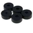 5 Pack 37x15mm Furniture Cabinet Round Rubber Case Feet Anti-Slip Circular