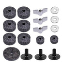 18Pcs Drum Felt Set Replacement Parts Percussion Instrument Accessories Inc