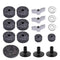 18Pcs Drum Felt Set Replacement Parts Percussion Instrument Accessories Inc