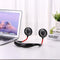USB Rechargeable Wearable Portable Mini Hand Free Fan Neckband Fan (Black)