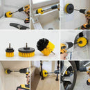 Set/12Piece Drill Brush And Scrub Pads, Power Drill Scrub Brush Attachments E1Y5