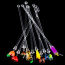 10pcs 23CM Cute Cocktail Sticks Drink Mixer Bar Stirring Mixing With Colorf B3Z3