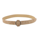Women Leather Belt Round Buckle Belts Female Leisure Jeans Wild Without Pin