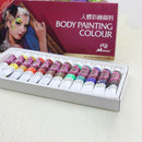 Cosmetics Pigment Powder Lot Safe Colorant Set for Body Painting Bridal Makeup