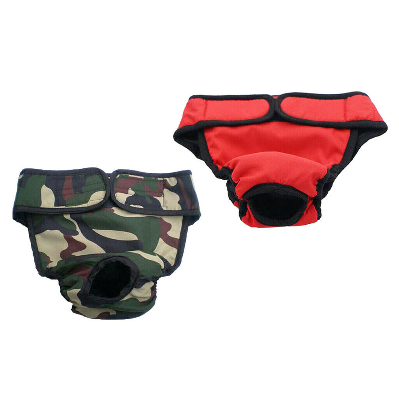 2pcs Pet Puppy Dog Physiological Pant Female Dog Sanitary Pant Diaper Nappy,