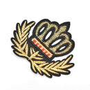 1 x crown patches iron on motifs applique for garment accessory for DIY patchesZ