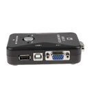 2-Port USB VGA KVM Switch Box for Mouse Keyboard Monitor Sharing Computer PC