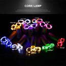 LED Wine Bottle Lamp Cork Shaped String Lights for Christmas (Yellow) 10PCS