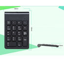 Numeric Keypad Wireless Silent Keypad with Mouse for Laptop Desktop Black