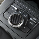 Popular Carbon Fiber Multi-Media Control Knob Trim Fit for Audi A3 S3 8V 2014-19