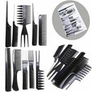 10pcs/set High Quality Hair Styling Comb Set Professional Salon Barber Tools