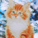 Cute Cat 5D Diamond Painting Cross Stitch Kit Home Decor Embroidery Craft