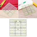 Acrylic Material Patchwork Quilting Ruler (5.91 inch x5.91 inch ,Yellow, tr G8A9
