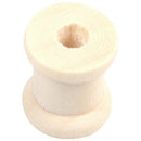 100Pcs Natural Cylinder Wooden Spools 14mm x12.6mm New