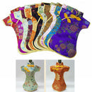 Wine bottle cover china embroidery mat silk cloth pattern home decor ME