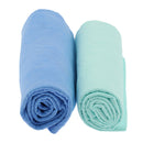 1 Pair Hair Dry Microfiber Pet Bath Towel Ultra-Absorbent and Machine Washable