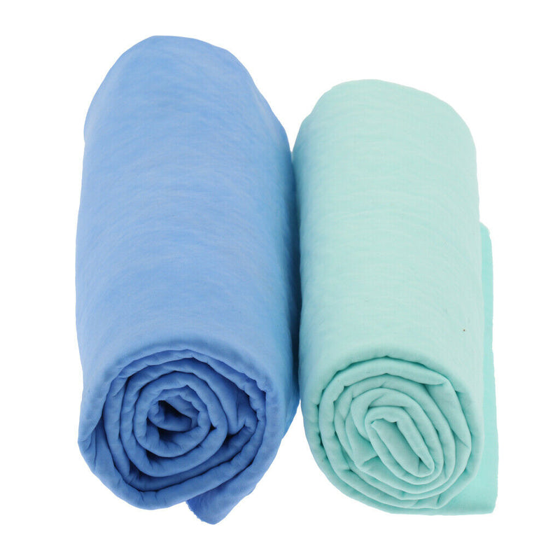 1 Pair Hair Dry Microfiber Pet Bath Towel Ultra-Absorbent and Machine Washable
