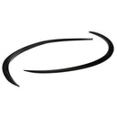 2X Carbon Fiber Car Wheel Rubber Eyebrow Protector Arch Trim Flare Fender Str BX
