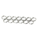 100 Piece Stainless Steel Split Ring Assortment  Rings Fishing Tackle