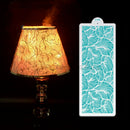 Peacock Lace Stencil Wedding Cake Design Plastic Template Mold Painting Stencil~
