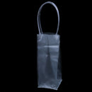 1X Durable Clear Transparent PVC Champagne Wine Ice Pouch Cooler Bag with Han Gw