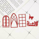 DIY Windows Shaped Cutting Die Carbon Steel Stencil Dies Cutting K7W6 Z2F4