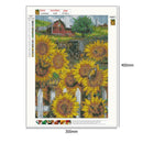 5D DIY Full Drill Diamond Painting Sunflower Cross Stitch Embroidery Mosaic