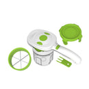5 in 1 Magic Nicer Quick Stainless Steel Vegetable Dicer Chopper 5 in 1 MultJ6T2