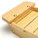 1X(42X17X7.5Cm Japanese Cuisine Sushi Boats Sushi Tools Wood Handmade Simpl